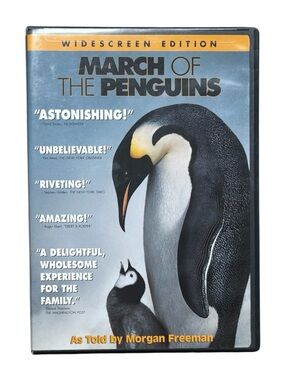 March of the Penguins (Widescreen Edition) DVD, Narrated by Morgan Freeman